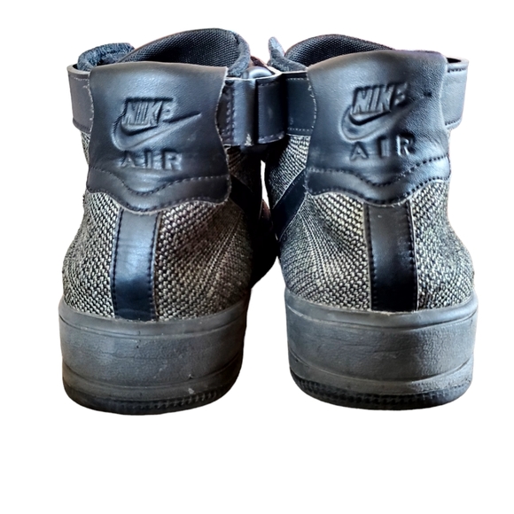 Nike Air Force 1 Ultra FlyKnit Mid Sz9US 42.5 EUR Cm 27 Oreo - Picture 4 of 11